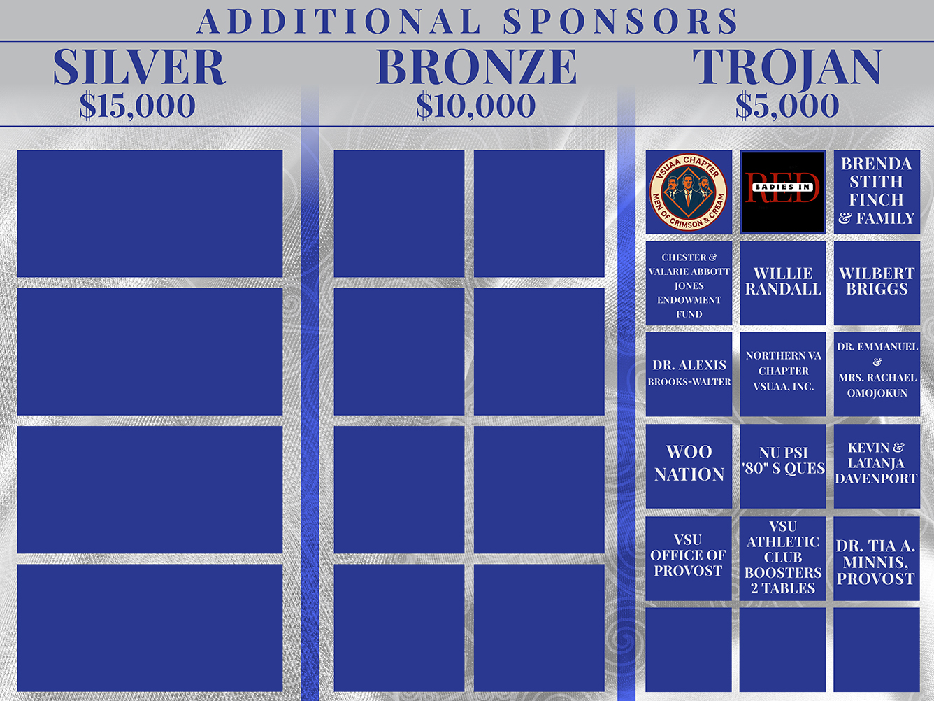 Additional Sponsors - Silver - Bronze - Trojan