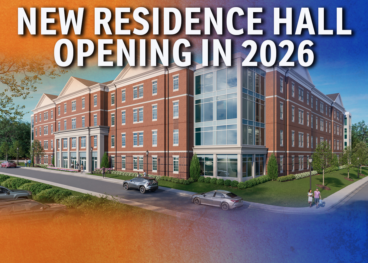 Map of new residence hall location
